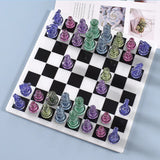 3D International Chess Silicone Mold for DIY Epoxy Resin Crafts
