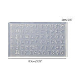 3D Japanese Alphabets Silicone Nail Art Mould for DIY Decoration Tools