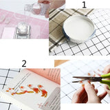 3D Koi Fish Painting Sticker Goldfish Stickers Pond Clear Film for Resin DIY Art