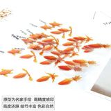 3D Koi Fish Painting Sticker Goldfish Stickers Pond Clear Film for Resin DIY Art
