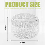 3D LED Lamp Base Acrylic Night Light Base 7 Color-Adjust Remote Control