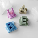 3D Large Letter Silicone Mold Epoxy Resin DIY Crafts Making Supplies