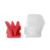 3D Large Letter Silicone Mold Epoxy Resin DIY Crafts Making Supplies