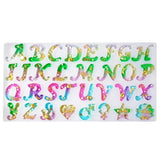 3D Letters Symbol Silicone Molds Epoxy Resin Casting Mold DIY Craft Keychain