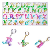3D Letters Symbol Silicone Molds Epoxy Resin Casting Mold DIY Craft Keychain