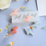 3D Lightning Shape Silicone Rubber Flexible Food Safe Mould