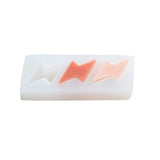 3D Lightning Shape Silicone Rubber Flexible Food Safe Mould