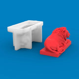 3D Lion Candle Silicone Mold Animals Candy Chocolate Fondant Mold