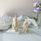 3D Lion Demon Skull Owl Silicone Mold for DIY Scented Candle Soap