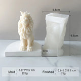 3D Lion Demon Skull Owl Silicone Mold for DIY Scented Candle Soap