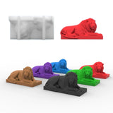 3D Lion Statue Silicone Molds for DIY Candle Making