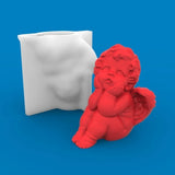 Angel Shaped Candle Silicone Mold for DIY Epoxy Resin Ornaments