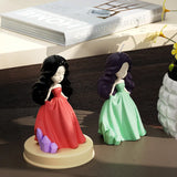 3D Little Princess Candle Mould Silicone for Aromatherapy Candle DIY Craft