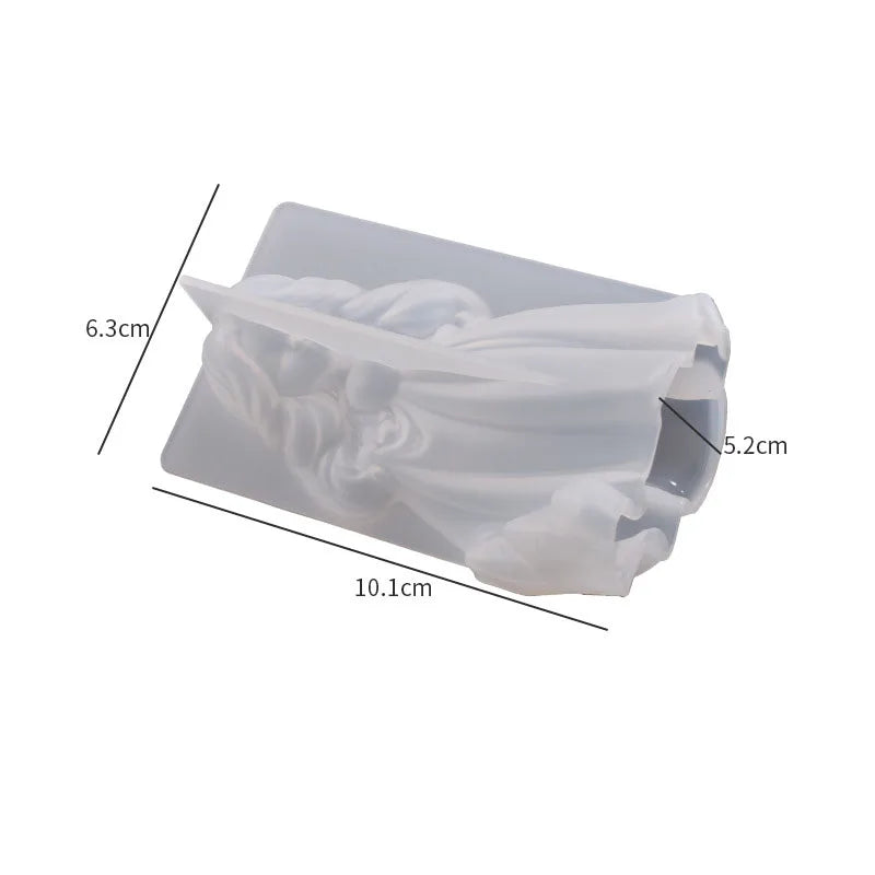 3D Little Princess Candle Mould Silicone for Aromatherapy Candle DIY Craft
