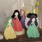 3D Little Princess Candle Mould Silicone for Aromatherapy Candle DIY Craft
