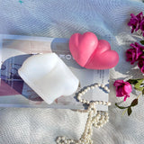 3D Heart Candle Soap Mold DIY Home Ornaments Silicone Molds For Resin