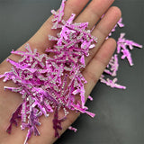 3D Retro Alloy Pink Gun Butterfly Nail Art Charms Resin Acrylic Bow Nail Rhinest