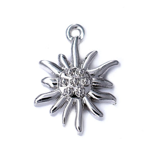 Sun Flower Charm & Pendant for Outdoors Jewelry Making