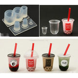 Mini Milk Tea Cup Bottle UV Resin Silicone Mold Miniature Food Play Tool