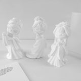 3D Mold Girls Epoxy Resin Casting Molds for DIY Crafts
