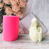 3D Mother Child Portrait Candle Epoxy Resin Mold DIY Crafts