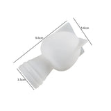 3D Mushroom Ornament Pendant Silicone Mold for Scented Candle Soap Decor
