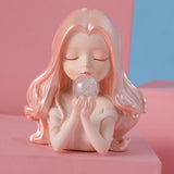 3D Ocean Girl Candle Silicone Mold for Candle Making