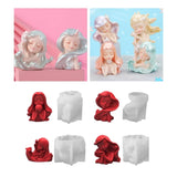 3D Ocean Girl Silicone Mold for Candle Making & Resin Casting