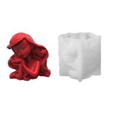 3D Ocean Girl Silicone Mold for Candle Making & Resin Casting