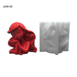 3D Ocean Girl Silicone Mold for Candle Making & Resin Casting