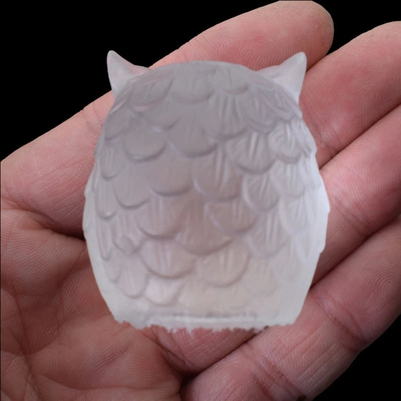 3D Owl Bird Car Pendant Epoxy Silicone Crystal Mold