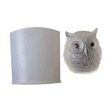 3D Owl Bird Car Pendant Epoxy Silicone Crystal Mold