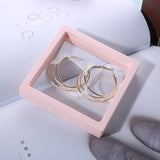 3D PE Film Jewelry Organizer Box Display Case Earring Ring Watch Packaging Box