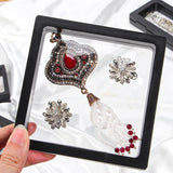 3D PE Film Jewelry Organizer Box Display Case Earring Ring Watch Packaging Box