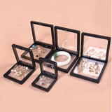 3D PE Film Jewelry Organizer Box Display Case Earring Ring Watch Packaging Box