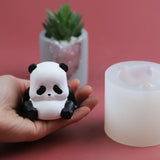 3D Panda Candle Mold for Resin Epoxy Casting Candle Making DIY Craft