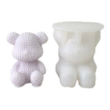 3D Pearl Bear Bunny Epoxy Silicone Mold DIY Crafts Decorations