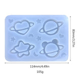 Planet Pattern Silicone Molds Epoxy Resin Casting Mold DIY Craft Keychain