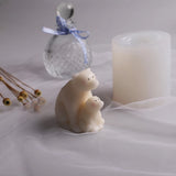 3D Polar Bear Epoxy Resin Mold DIY Crafts Ornaments Candle Soap Silicone Mould