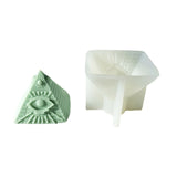 3D Pyramid Candle Soap Mould DIY Gypsum Candle Epoxy Mold