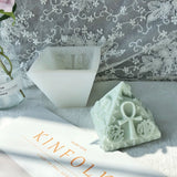3D Pyramid Candle Soap Mould DIY Gypsum Candle Epoxy Mold