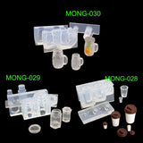 3D Mini Glass Bottle Silicone Mold for Epoxy Resin DIY Jewelry Making
