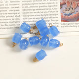 10 PCs Lily Of The Valley Resin Flower Pendants for DIY Jewelry Making