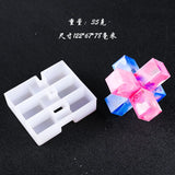 3D Resin Silicone Puzzle Luban Lock Toy Mould