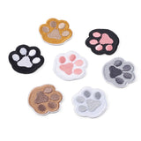 3D Dog Paw Print Butterfly Embroidery Lace Patch DIY Craft