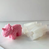 3D Rose Series Animal Candle Silicone Mold for Home Decoration