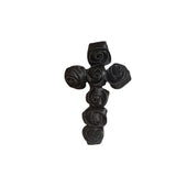3D Rose Cross Hairpin Y2K Dark Romantic Hair Clip