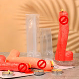 Large Male Organ Candle Silicone Mold for DIY Plaster Ornaments