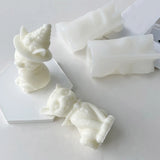 3D Shape Silicone Mold Candle Making Tool DIY Candle Moulds Ornaments
