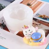 3D Shape Silicone Mold Candle Molds One-horn Fondant Mould